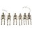 Halloween Skeleton Garland Each