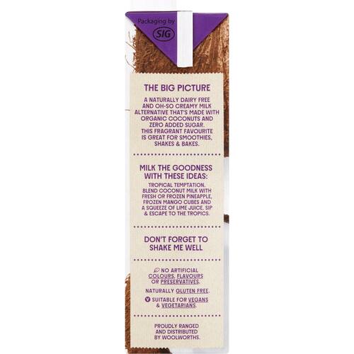 Macro Organic Coconut Milk Unsweetened 1l bunch
