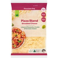 Woolworths Mozzarella Cheddar & Parmesan Shredded Blend
