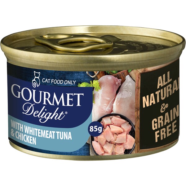 Gourmet Delight Cat Food Whitemeat Tuna With Chicken 85g