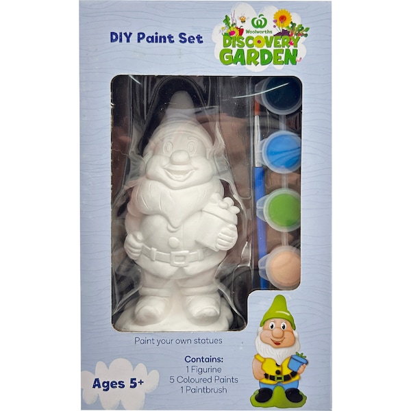 Discovery Garden DIY Kids Paint Set Gnome each
