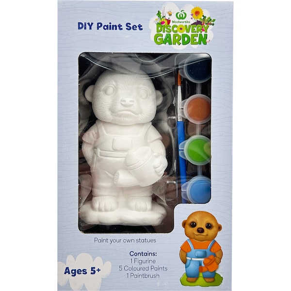 Discovery Garden DIY Kids Paint Set Meerkat Boy each