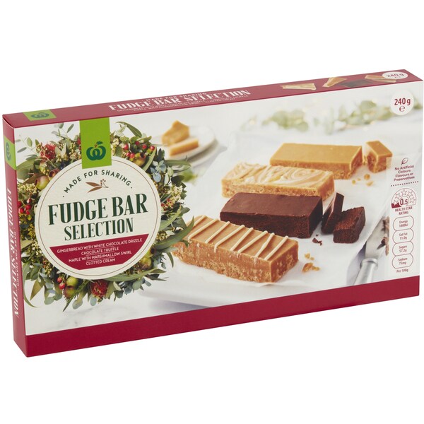 Woolworths Fudge Bar Selection Box 240g