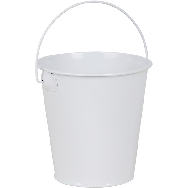 Discovery Garden Metal Bucket White each