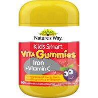 Nature's Way Kids Smart Vita Gummies Iron + Vitamin C