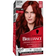 Schwarzkopf Brilliance 43 Red Passion Permanent Hair Dye