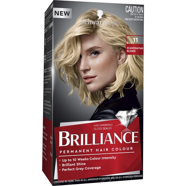 Schwarzkopf Brilliance 11 Scandinavian Blonde Permanent Colour each