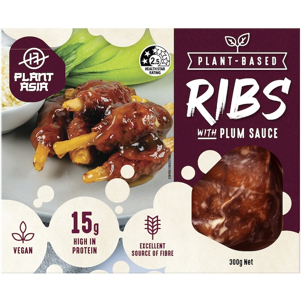 Plant Asia Ribs With Plum Sauce 300g