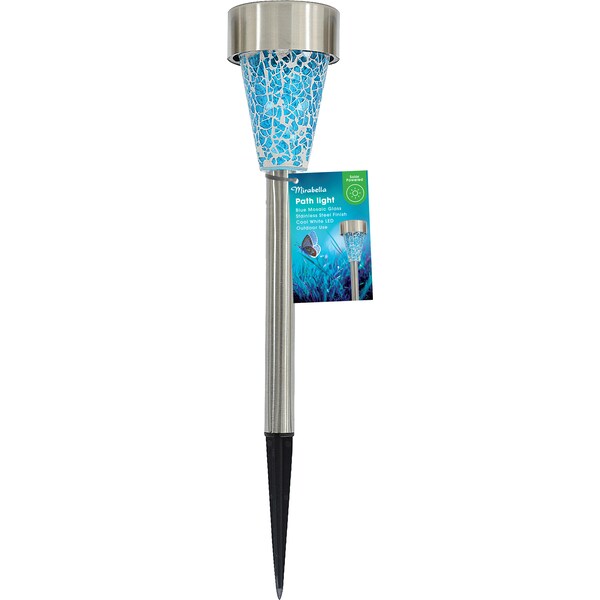 Mirabella LED Solar Mosaic Stake Blue each