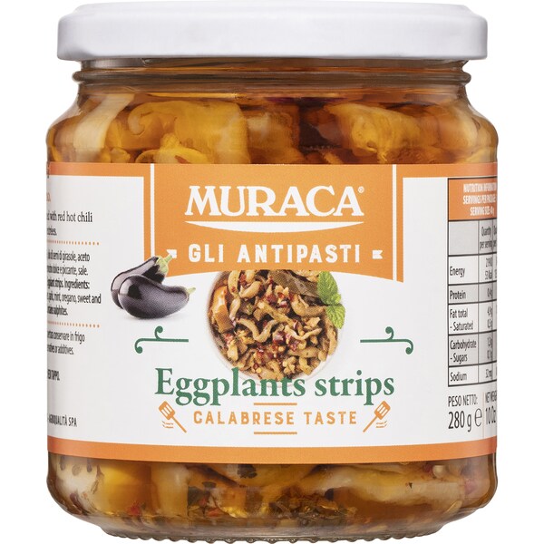 Muraca Gli Antipasti Eggplant Strips 280g