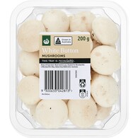 Woolworths Mushrooms Button Punnet