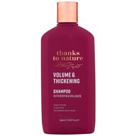 Thanks To Nature Volume Thickening Shampoo Biotin Collagen for  Fine Hair
