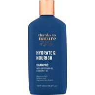 Thanks To Nature Hydrate & Nourish Shampoo With Abyssinian Oil For Dry Hair