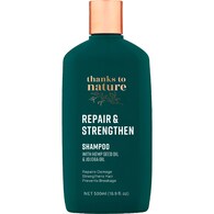 Thanks To Nature Repair & Strengthen Shampoo Hemp Seed Oil For Damaged Hair
