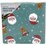 Christmas Lunch Napkin Character 50 pack