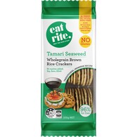 Eatrite Rice Crackers Tamari Seaweed