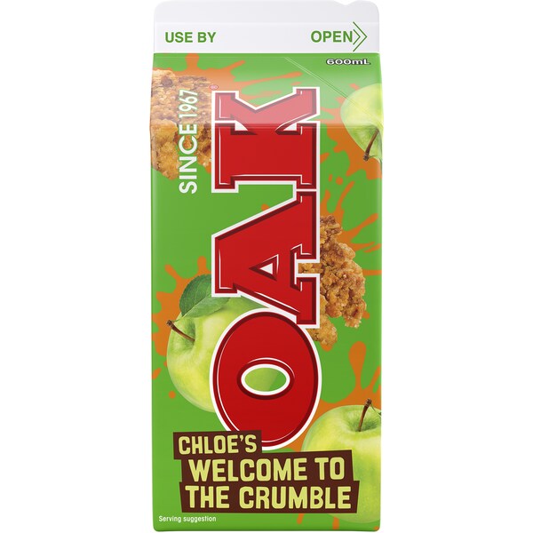 Oak Chloe's Welcome To The Crumble Flavoured Milk 600mL