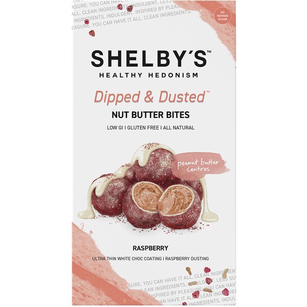 Shelby's Nut Butter Bites Raspberry 100g