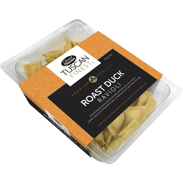 Grand Italian Tuscan Finest Roast Duck Fresh Ravioli 350g