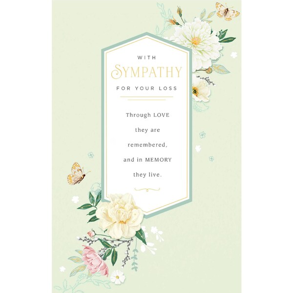 John Sands Greeting Card With Sympathy each