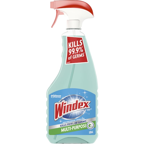 Windex Multi-Purpose Disinfectant Cleaner Apple 500ml
