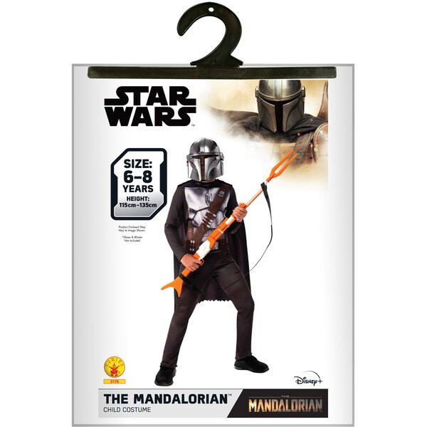 Disney Star Wars Mandalorian Child Costume Size 4-6 Years Each