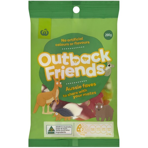 Woolworths Outback Friends 200g