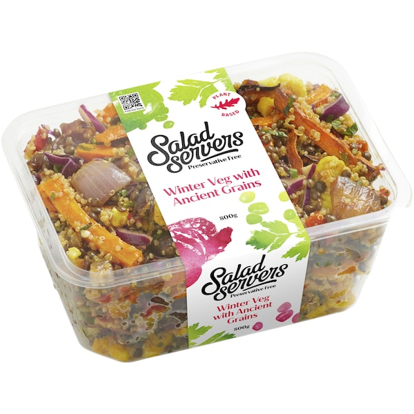 Salad Servers Winter Veg With Ancient Grains 800G