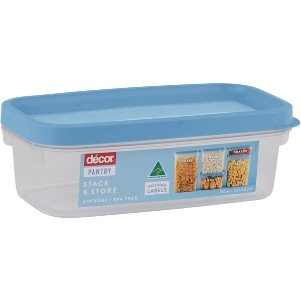 Decor Pantry Stack & Store Oblong 550ml Each