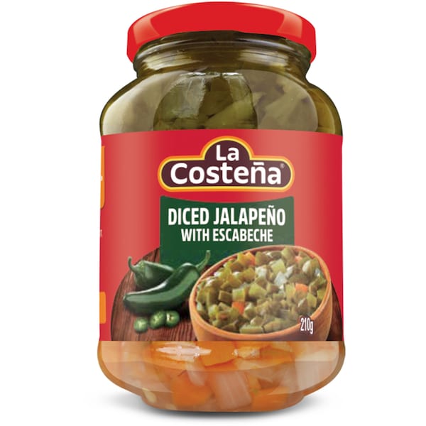 La Costena Diced Jalapeno With Escabeche 210g