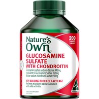 Nature's Own Glucosamine Sulfate & Chondroitin Tablets For Joints