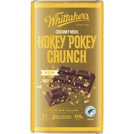 Whittaker's Creamy Milk Hokey Pokey Crunch Chocolate Bar