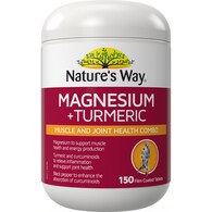 Nature's Way Magnesium & Turmeric Tablets