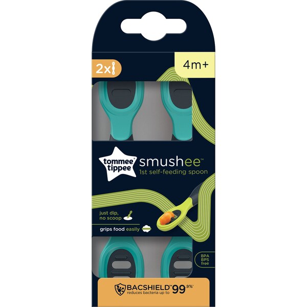 Tommee Tippee Smushee Self Feeding Spoon 2 Pack