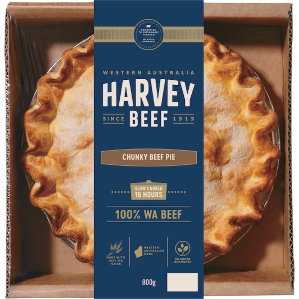 Harvey Beef Family Pie Chunky Beef 800g