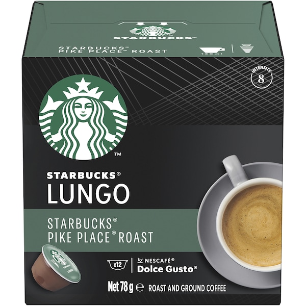 Dolce Gusto Starbucks Lungo Coffee Pods Capsules 12 pack