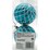 Christmas Whimsical Bauble Matte Blue 2 pack