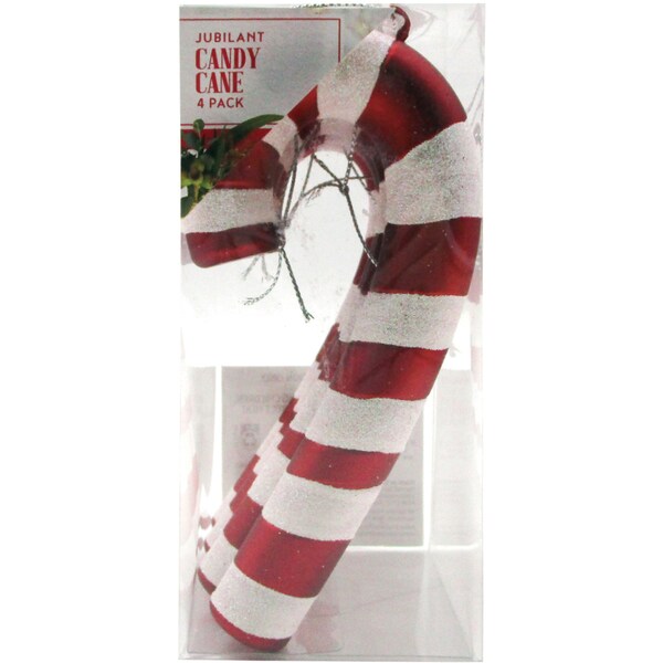 Christmas Jubilant Candy Cane Red 4pack