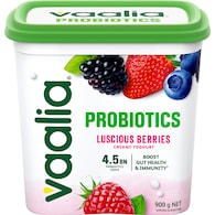 Vaalia Probiotic Yoghurt Luscious Berries
