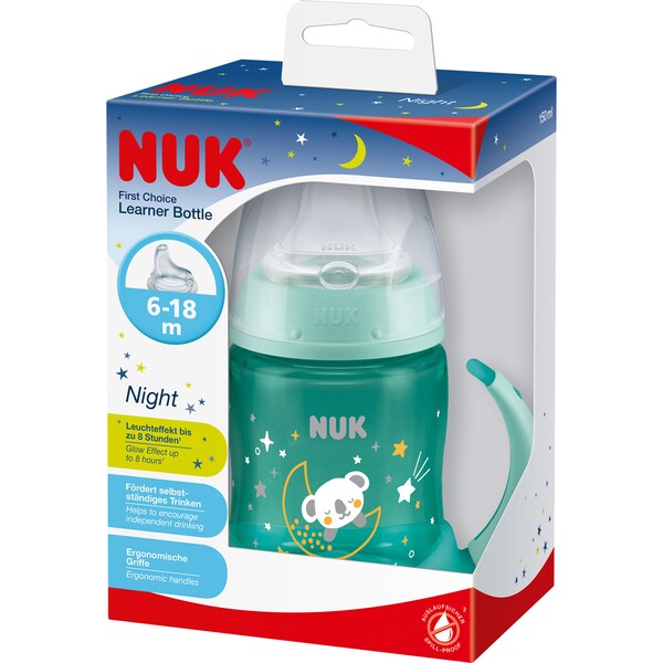 Nuk First Choice Learner Bottle 6-18M Assorted each