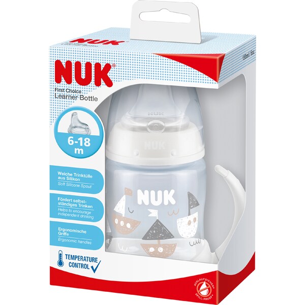NUK First Choice Learner Bottle 6-18M Assorted 150mL each