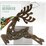 Christmas Foliage Reindeer Copper 2 pack