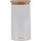 Decor Bamboo & Glass Canisters 1.5L each