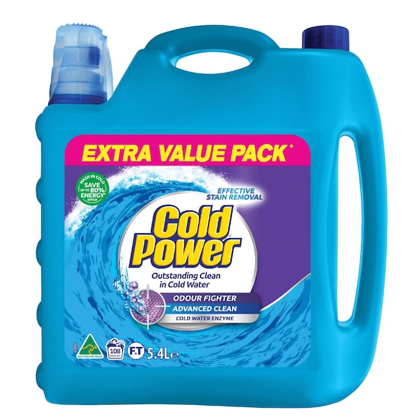 Cold Power Fighter Laundry Liquid Extra Value Pack 5.4L