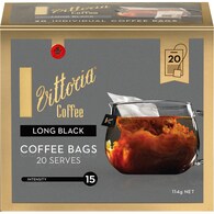Vittoria Coffee Bags Long Black