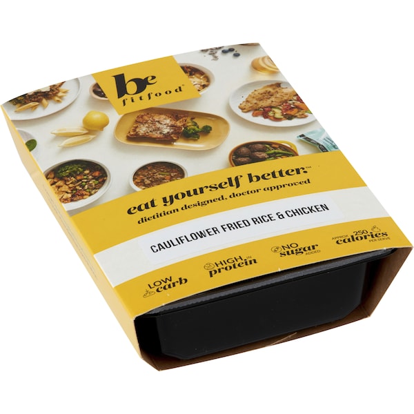 Be Fit Food Cauli Fried Rice & Chicken Frozen Meal 317g