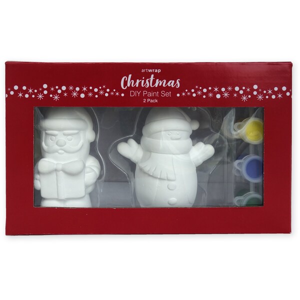 Christmas DIY Paint Your Own Plaster 2 pack
