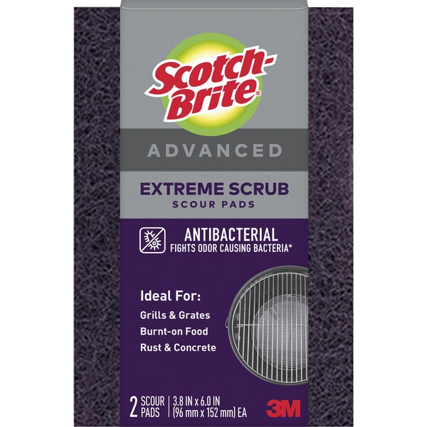 Scotch-Brite Advanced Extreme Scrub Scour Pads 2 Pack