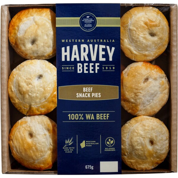 Harvey Beef Beef Snack Pies 9 Pack