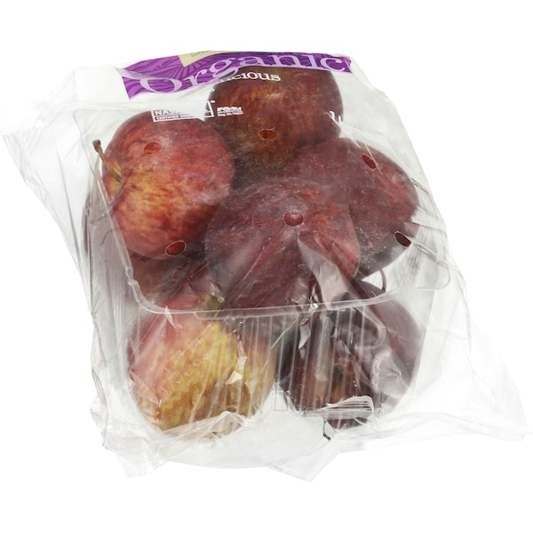 Macro Red Delicious Apple Organic 1kg Punnet